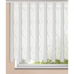 Gardine weiß-natur 300x140 cm - Transparente Gardine für ein lichtdurchflutetes Zuhause -Heimtextilien Verkäufe 2004009300 03 1600Wx1600H