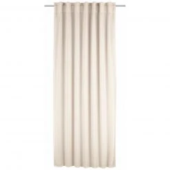 Schlaufenschal natur - Blickdichte Gardinen 135x175 cm - Elegante Raumverdunkelung