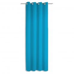 Verdunklungsvorhang - türkis -140x235 cm