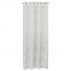 Ösenvorhang Creme Barock 135x245 cm - Elegante blickdichte Gardine