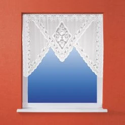 Gardine - Bogen Panneaux - weiß - 140x50 cm