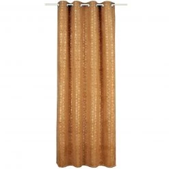 Ösenschal - Safran-Gold - 135x245 cm - Blickdichte Gardinen & Vorhänge