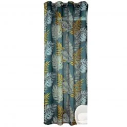 Ösenschal - petrol - 135x245 cm