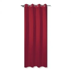 Verdunklungsvorhang - dunkelrot - 140x235 cm
