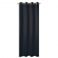 Verdunklungsvorhang - schwarz - 140x235 cm