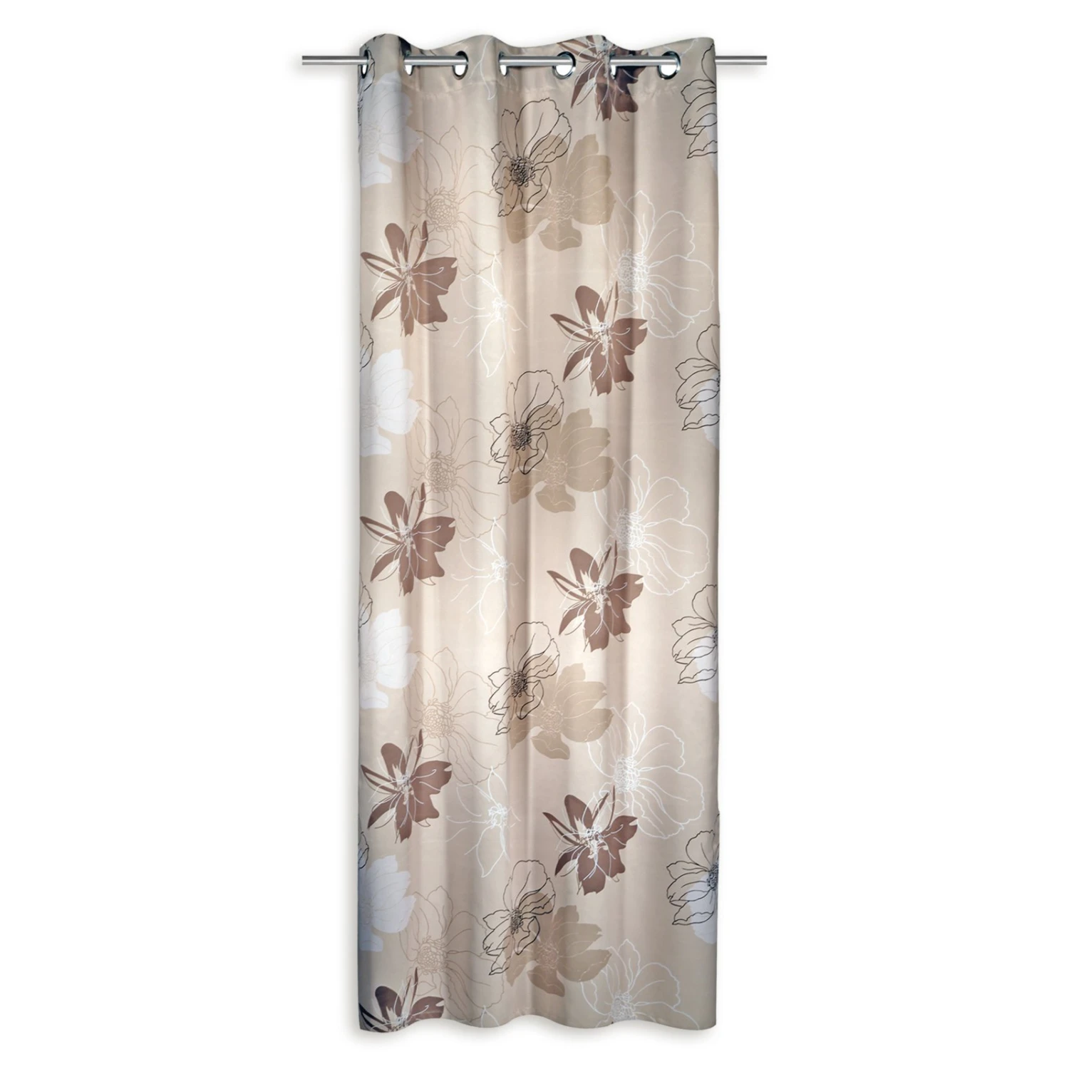 Ösenvorhang beige - 135x245 cm - Blickdichte Gardine für perfekten Sichtschutz 3 Ösenvorhang beige - 135x245 cm - Blickdichte Gardine für perfekten Sichtschutz