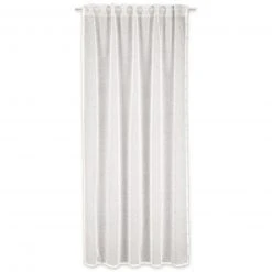 Schlaufenschal offwhite-rosa 135x245 cm - Transparenter Vorhang für stilvolle Räume