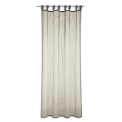 Schlaufenschal Grau 140x245 cm - Transparenter Vorhang für stilvolle Räume