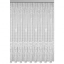 Gardine - Jaquard-Store - weiß - 300x175 cm