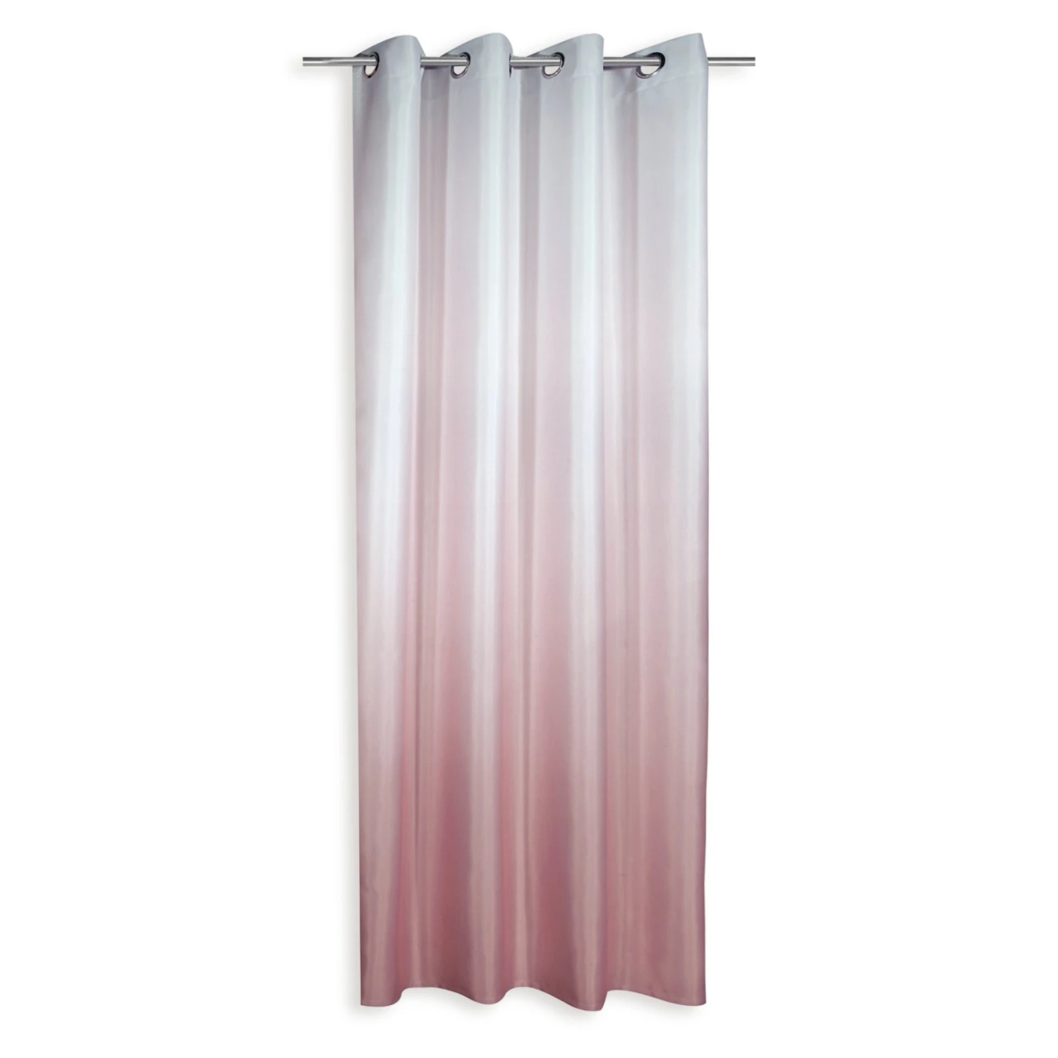 Ösenvorhang - rosé - Farbverlauf - 135x245 cm 3 Ösenvorhang - rosé - Farbverlauf - 135x245 cm
