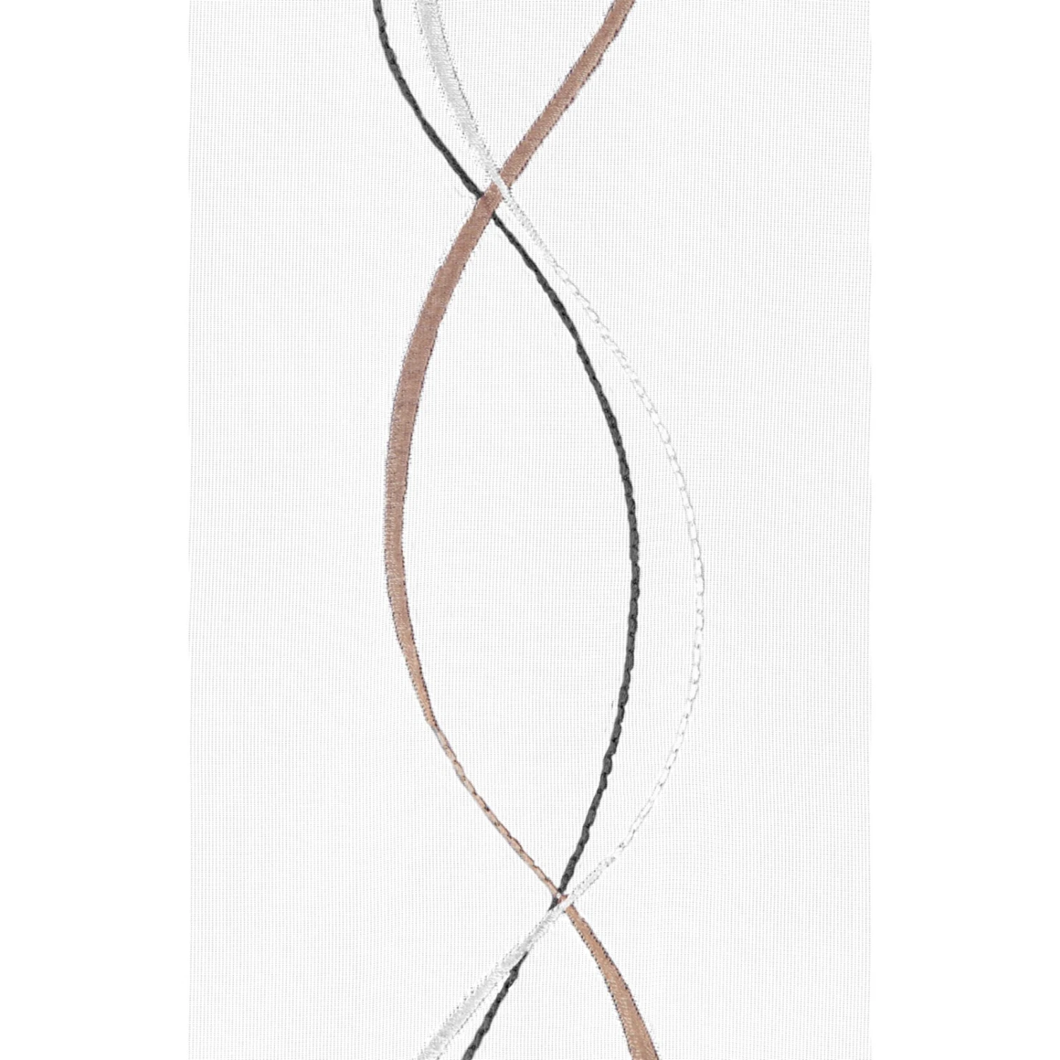 Raffrollo - weiß-taupe - 80x140 cm 4 Raffrollo - weiß-taupe - 80x140 cm – Bild 2