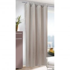 Ösenvorhang Sand 135x245 cm - Blickdichter Vorhang für Wohnzimmer und Schlafzimmer -Heimtextilien Verkäufe 2004023900 02 1600Wx1600H