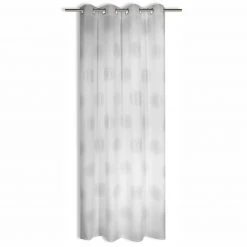 Ösenvorhang weiß - 135x245 cm - Blickdichte Gardinen für perfekten Sichtschutz