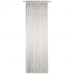 Fardengardine silber 90x245 cm - Elegante Fadengardine für Ihr Zuhause