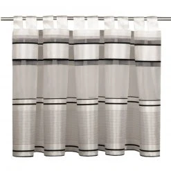 Schlaufenpanneaux - grau-schwarz - 140x45 cm