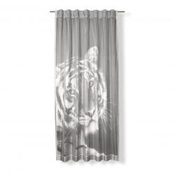 Vorhang - Schlaufenschal - grau - 140x245 cm