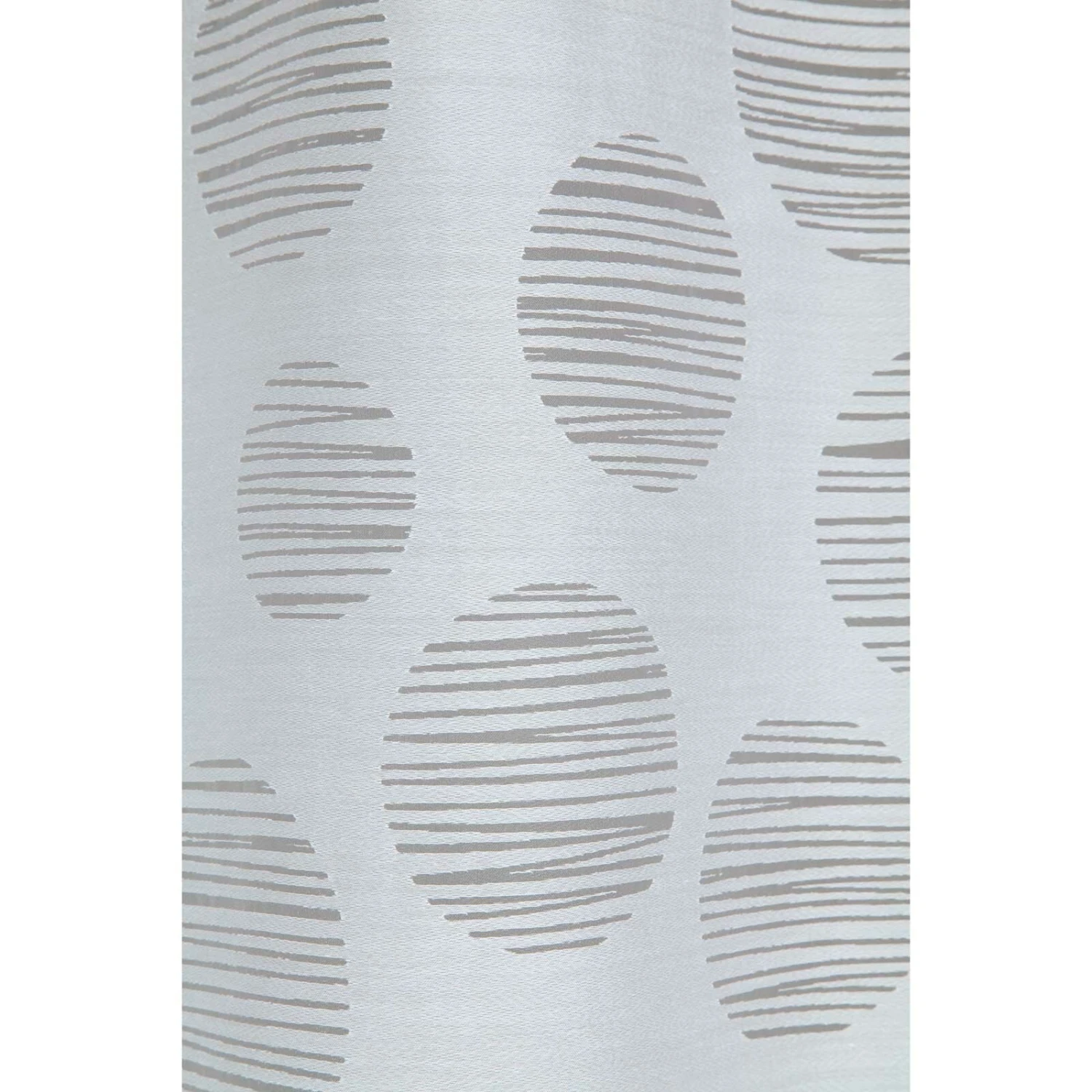 Ösenpanneaux weiß mit Kreisen - 135x45 cm - Scheibengardinen 5 Ösenpanneaux weiß mit Kreisen - 135x45 cm - Scheibengardinen – Bild 3