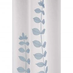 Schlaufenschal weiß-blau - 135x245 cm - Transparente Gardinen & Vorhänge -Heimtextilien Verkäufe 2004048400 03 1600Wx1600H