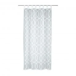 Schlaufenschal weiß 140x245 cm | Transparenter Vorhang für stilvolle Fensterdekoration