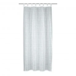 Schlaufenschal Weiß 140x245 cm - Transparenter Vorhang für elegante Räume