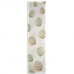 Flächenvorhang - grün-braun - 60x245 cm