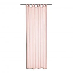 Schlaufenschal altrosa - 135x245 cm - Transparente Gardine für stilvolle Räume