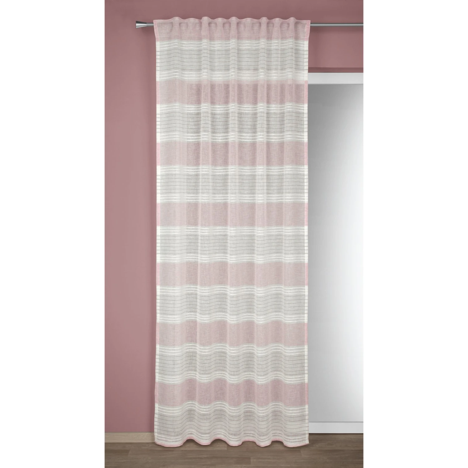 Schlaufenschal - rose-beige - 135x245 cm 4 Schlaufenschal - rose-beige - 135x245 cm – Bild 2