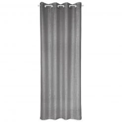 Ösenschal Anthrazit 135x245 cm - Transparente Gardine Elegant