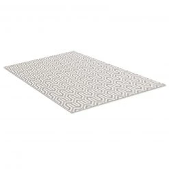 In-/Outdoor-Teppich grau 80x150 cm - Robuster Design-Teppich für drinnen und draußen