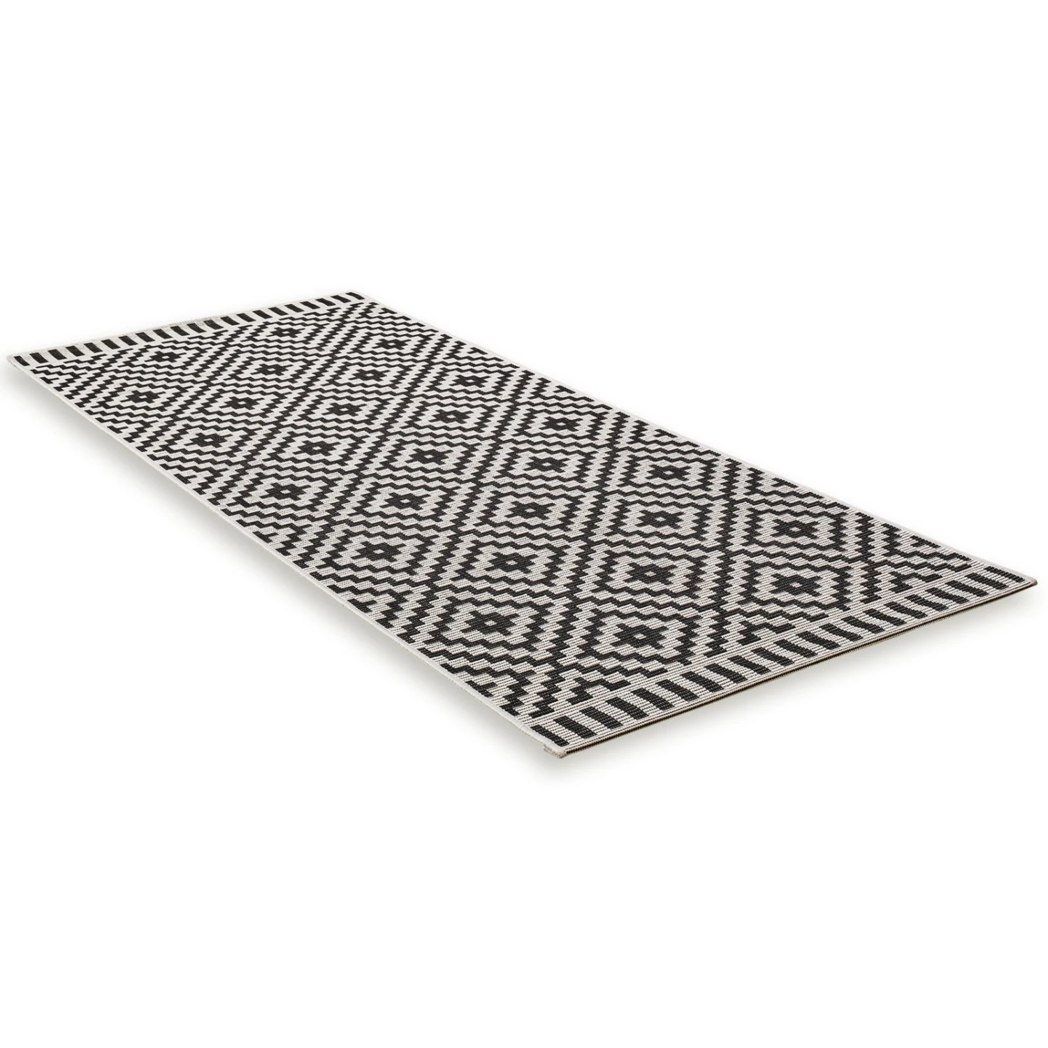 In-/Outdoor Teppich Anthrazit 80x200 cm - Hochwertiger Allwetterteppich für Garten, Terrasse und Wohnbereich 3 In-/Outdoor Teppich Anthrazit 80x200 cm - Hochwertiger Allwetterteppich für Garten, Terrasse und Wohnbereich