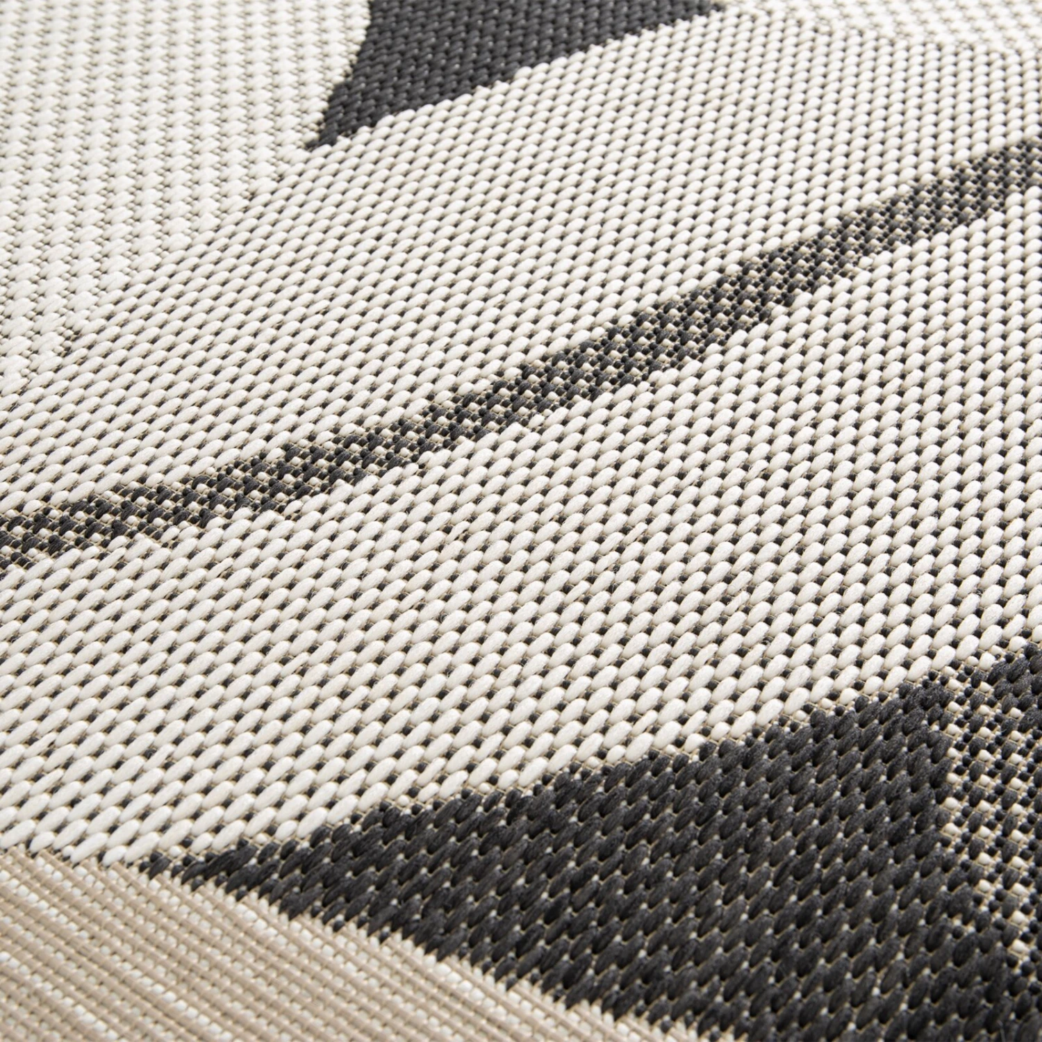 Grau-brauner Blumen In-/Outdoorteppich 80x150 cm - Hochwertiger Teppich für drinnen und draußen 5 Grau-brauner Blumen In-/Outdoorteppich 80x150 cm - Hochwertiger Teppich für drinnen und draußen – Bild 3