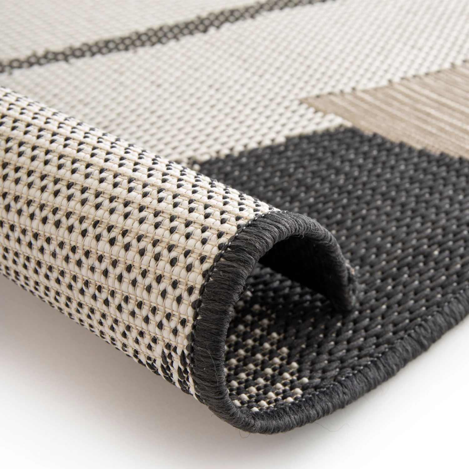 Grau-brauner Blumen In-/Outdoorteppich 80x150 cm - Hochwertiger Teppich für drinnen und draußen 6 Grau-brauner Blumen In-/Outdoorteppich 80x150 cm - Hochwertiger Teppich für drinnen und draußen – Bild 4