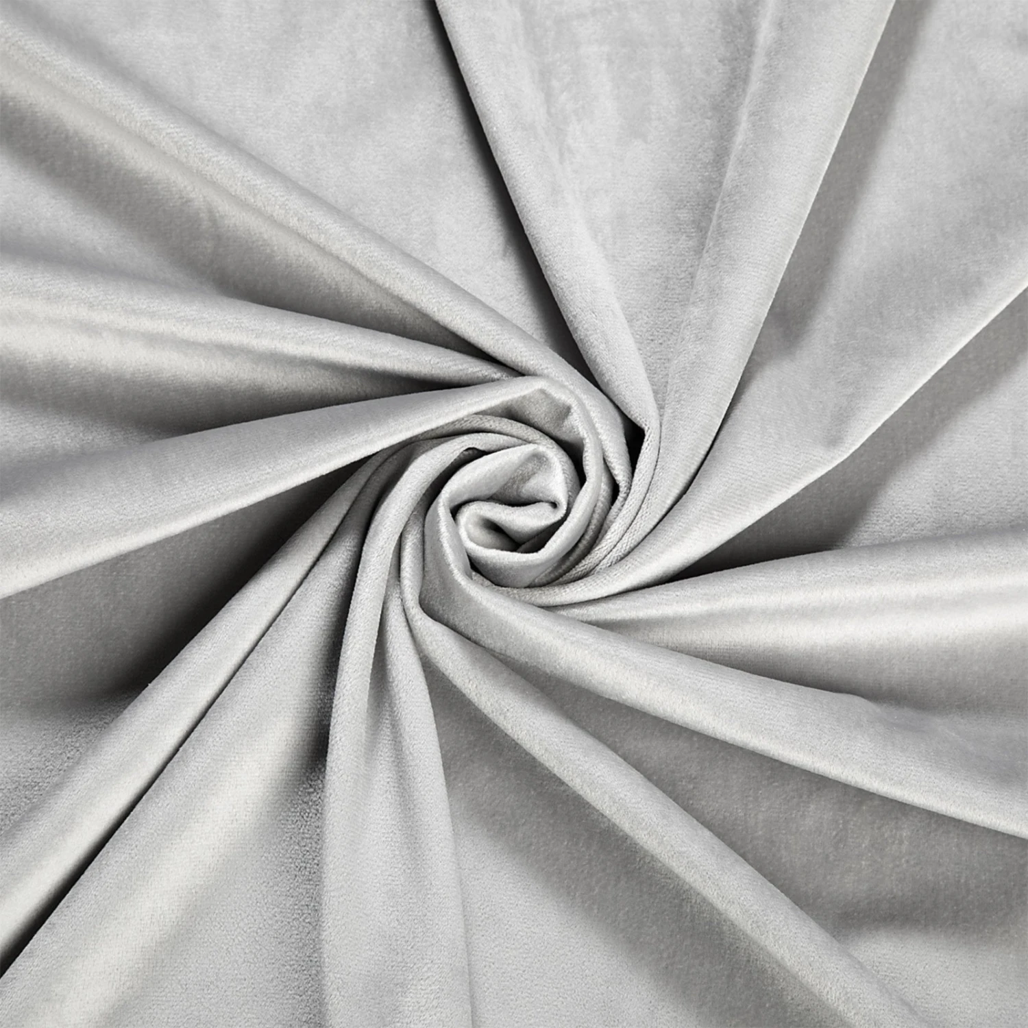 Ösenschal - hellgrau - Samt - 140x235 cm 5 Ösenschal - hellgrau - Samt - 140x235 cm – Bild 3