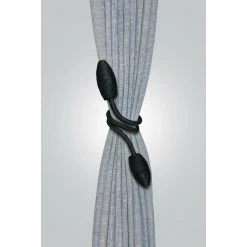 Dekorationsspange mit Magnet - Schwarz - Elegante Raffhalter für Gardinen & Vorhänge -Heimtextilien Verkäufe 2097002601 03 1600Wx1600H