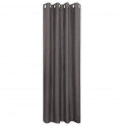 Ösenschal Grau - 140x235 cm - Blickdichte Gardinen für modernes Wohnen