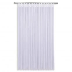 Gardine - weiß - Wellenband - 307x245 cm