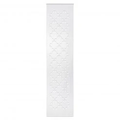 Schiebevorhang weiß - 60x245 cm | Moderner Sichtschutz für Fenster