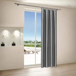 Blickdichter Vorhang Silbergrau - 145x245 cm - Elegante Gardinen für mehr Privatsphäre -Heimtextilien Verkäufe 2097026400 03 1600Wx1600H