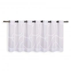 Bistro-Gardine - weiß - 140x50 cm