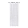 Ösenschal - Weiß mit Ornamentkreisen - 140x245 cm - Transparente Gardine -Heimtextilien Verkäufe 2097070600 1600Wx1600H