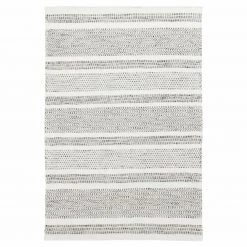 Teppich - natural grey - handgewebt - 110x170 cm