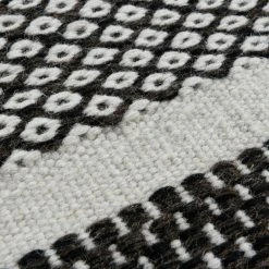 Handgewebter Kurzflorteppich - Naturgrau - 80x150 cm - Hochwertiger Wohnaccessoires -Heimtextilien Verkäufe 2144001205 03 1600Wx1600H