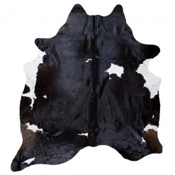 Fellteppich - schwarz gemustert - 2-3 qm