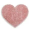 Kunstfell-Teppich - rosa - Herz - 70x80 cm -Heimtextilien Verkäufe 2227016700 1600Wx1600H