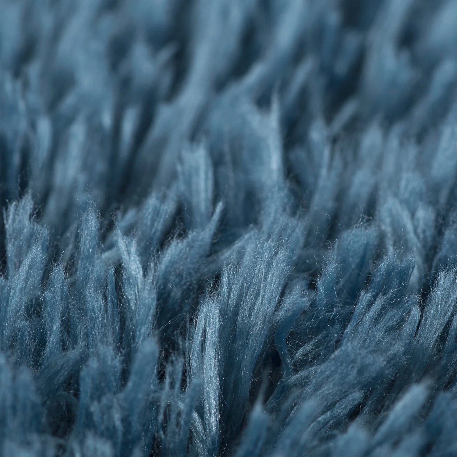 Blauer Shaggy Teppich - 80x150 cm - Flauschiger Wohnzimmerteppich 5 Blauer Shaggy Teppich - 80x150 cm - Flauschiger Wohnzimmerteppich – Bild 3