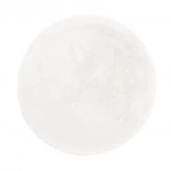 Teppich - weiß - rund - Ø 80 cm