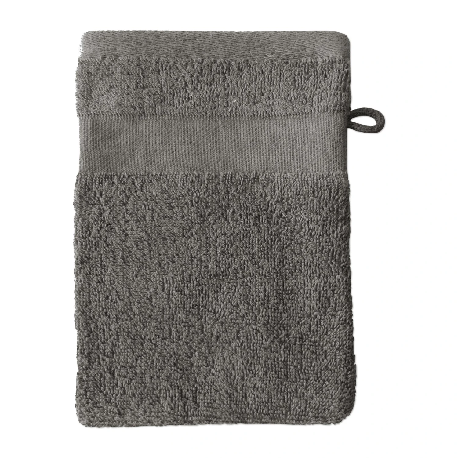 Frottier-Waschhandschuh dunkelgrau aus 100% Baumwolle - Weich & Hautfreundlich 3 Frottier-Waschhandschuh dunkelgrau aus 100% Baumwolle - Weich & Hautfreundlich