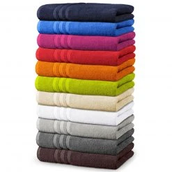 Handtuch mit sortiertem Design - 50x100 cm - Saugfähig & Weich - Badetextilien