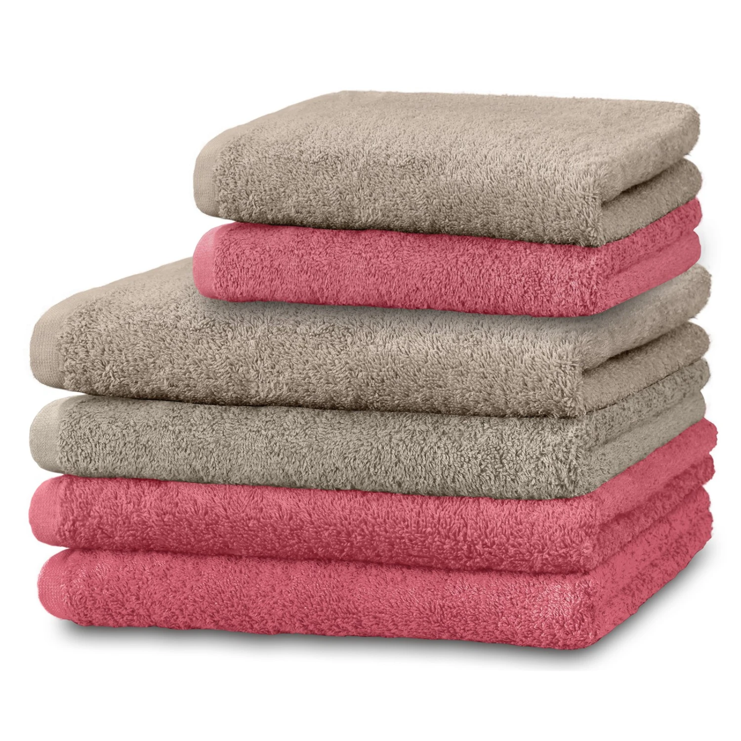 CleverPick Frottier-Handtuch - rot - 45x90 cm - Hochwertiges Badetuch für jeden Tag 4 CleverPick Frottier-Handtuch - rot - 45x90 cm - Hochwertiges Badetuch für jeden Tag – Bild 2