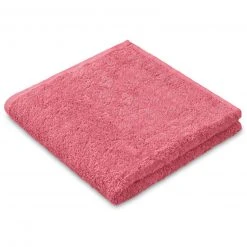 CleverPick Frottier-Handtuch - rot - 45x90 cm - Hochwertiges Badetuch für jeden Tag